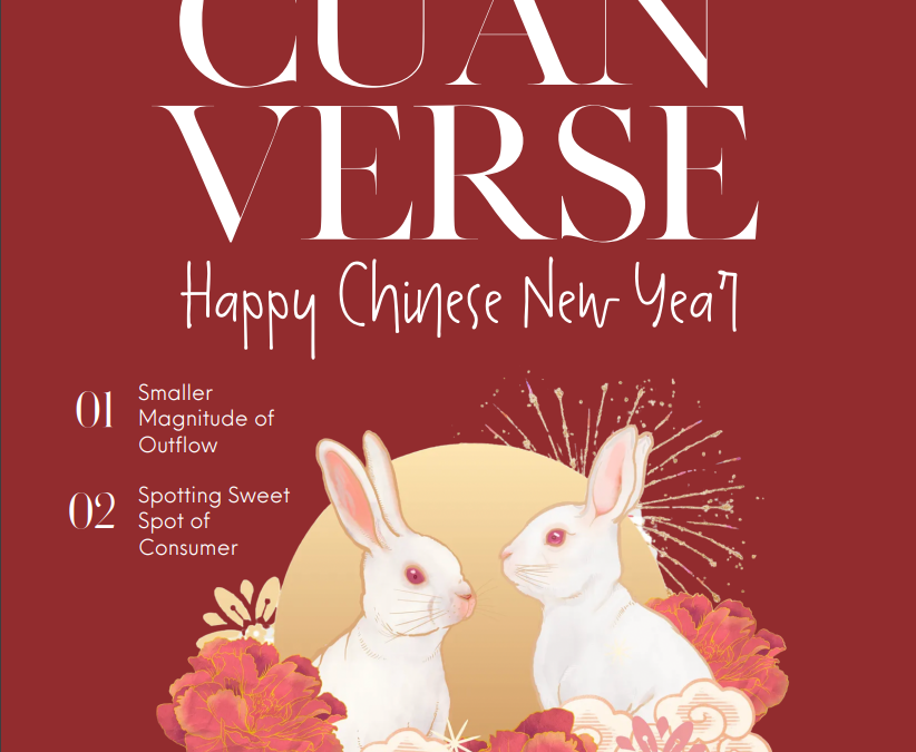 CUANVERSE CNY EDITION – SMALLER MAGNITUDE OF OUTFLOW